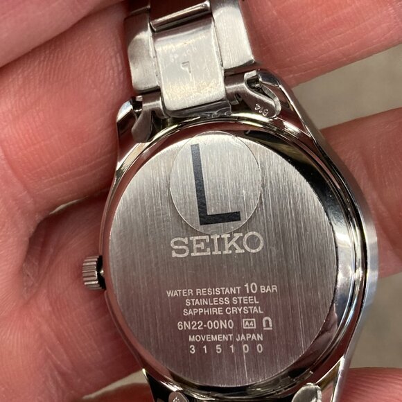 Women's Seiko Blue Dial Stainless Steel Watch - Picture 6 of 7